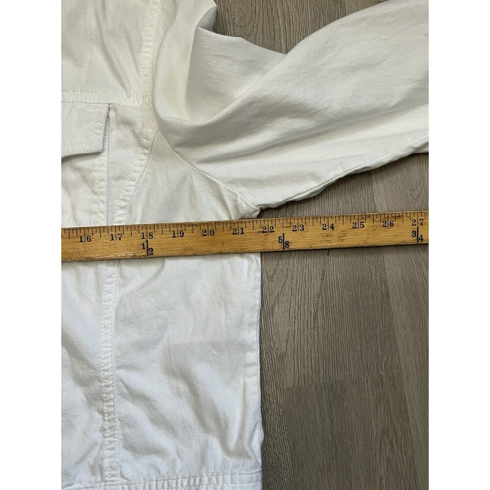 Chico's White Button-Front Jacket - Picture 5 of 9